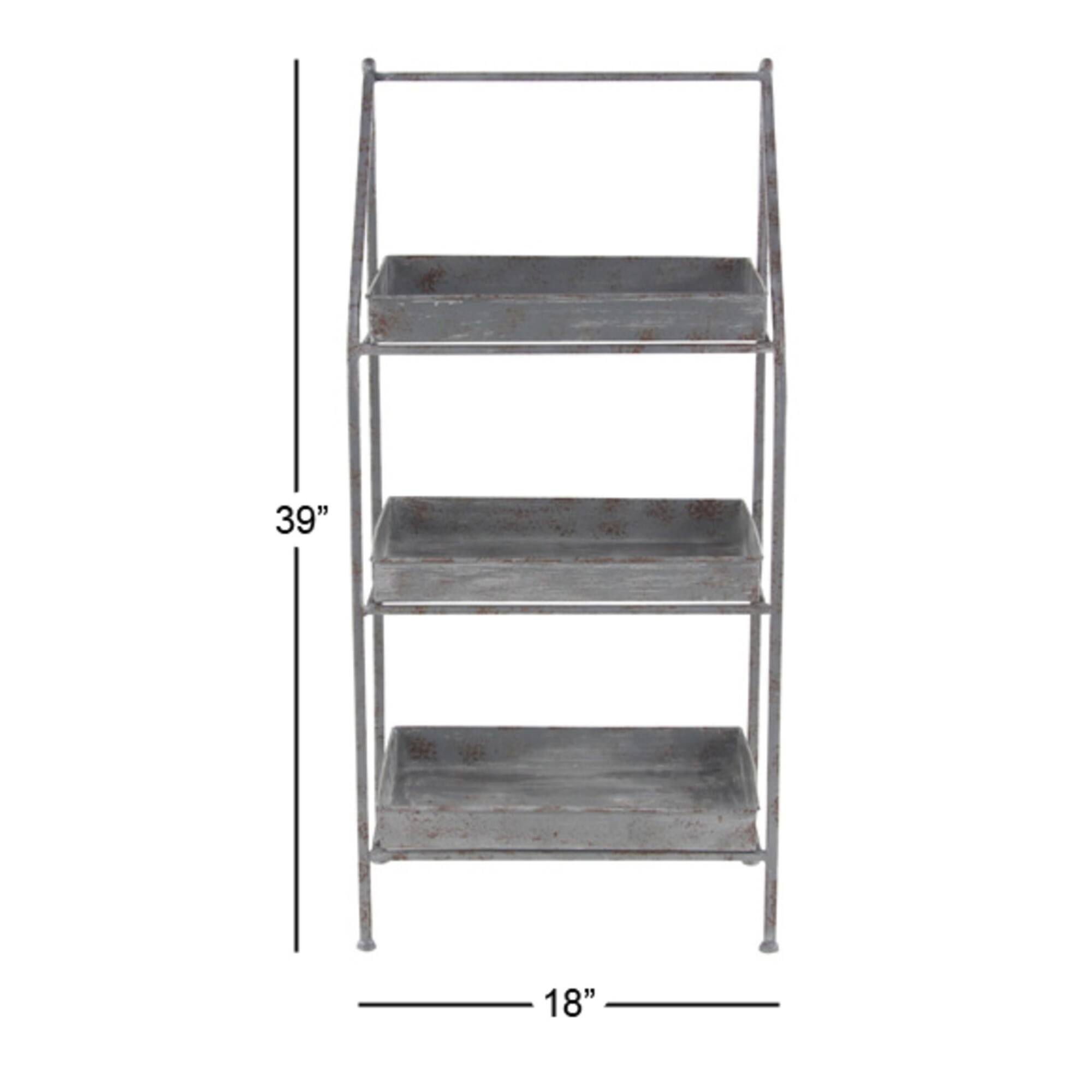 3.2ft. Metal Farmhouse Plantstand